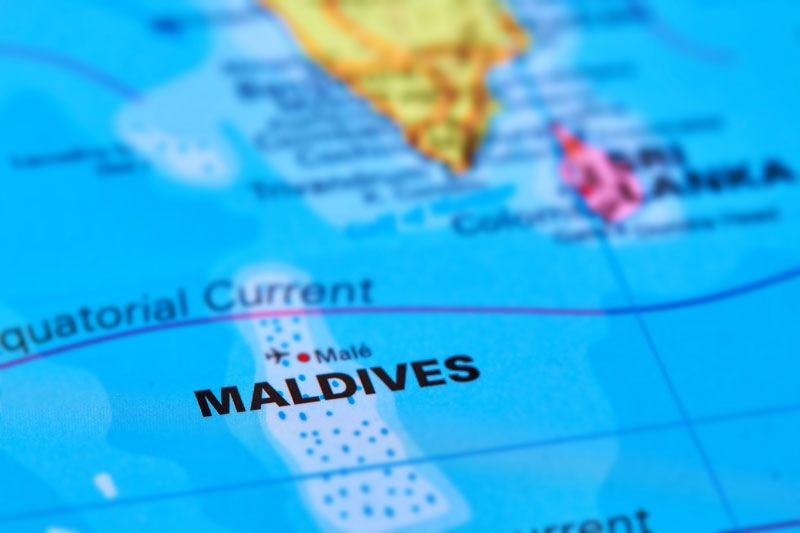 Map of Maldives